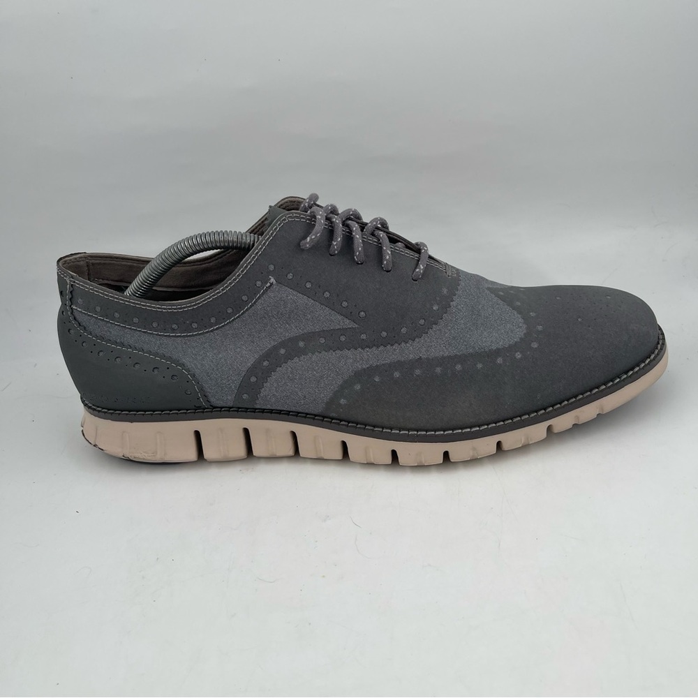 Cole Haan Men’s Zerogrand Embrostitch - SZ 12 M - Blue Wingtip Oxford Sneaker